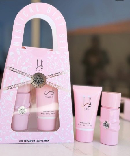 بكج عطر وكريم يارا للصبايا